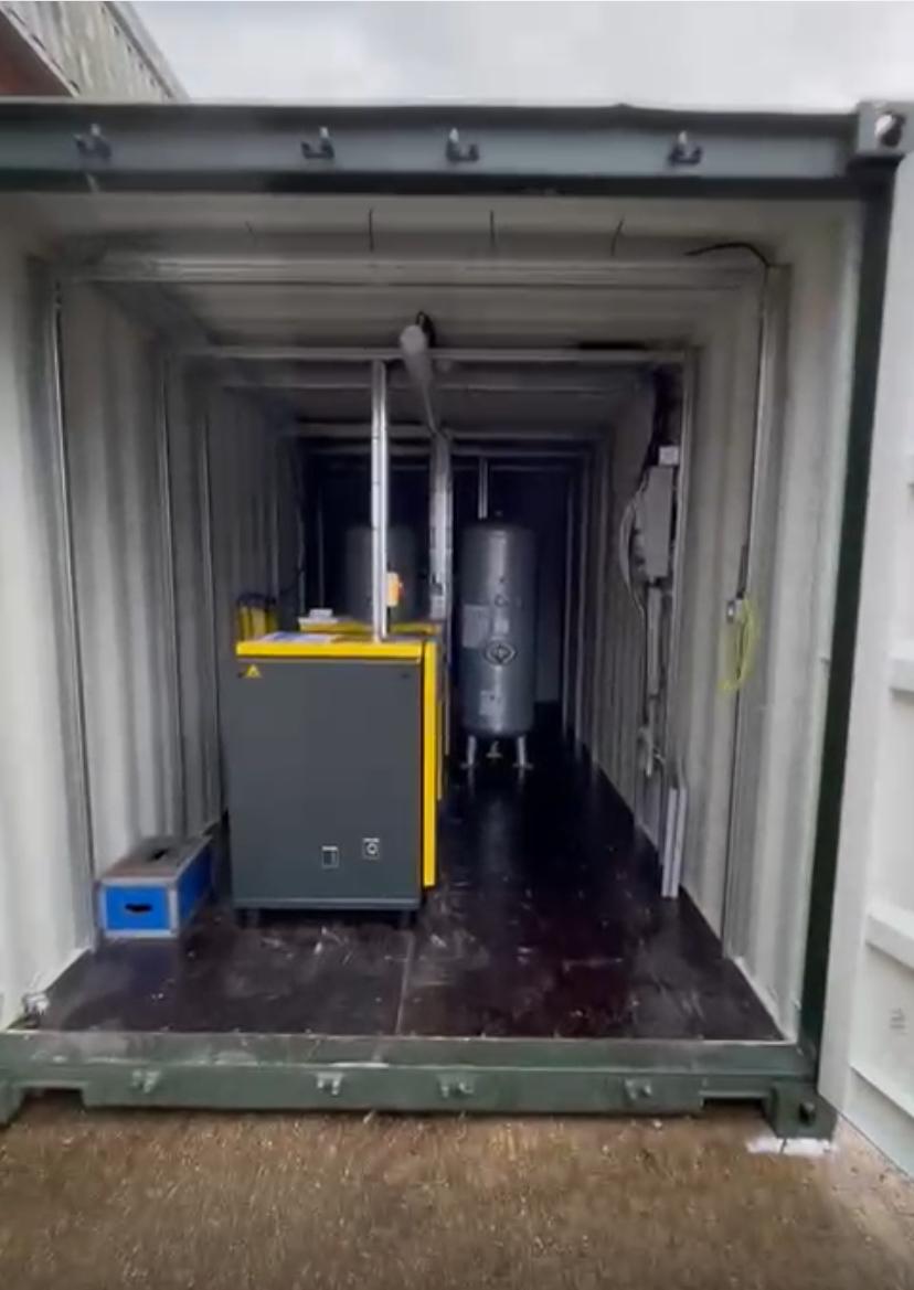 gas plant room electrical installation for a hospital