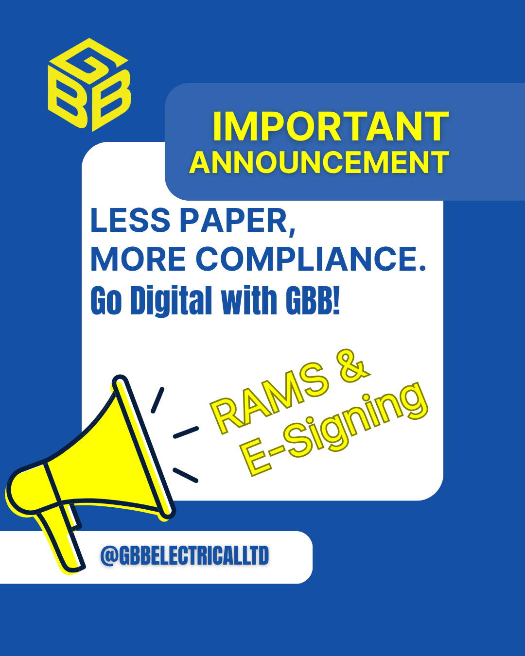 digital RAMS sign off paperless